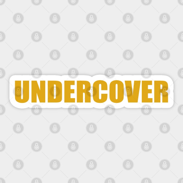 UNDERCOVER Sticker by baseCompass